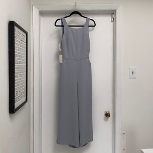 Aritzia Wilfred Pearl Grey Jumpsuit
